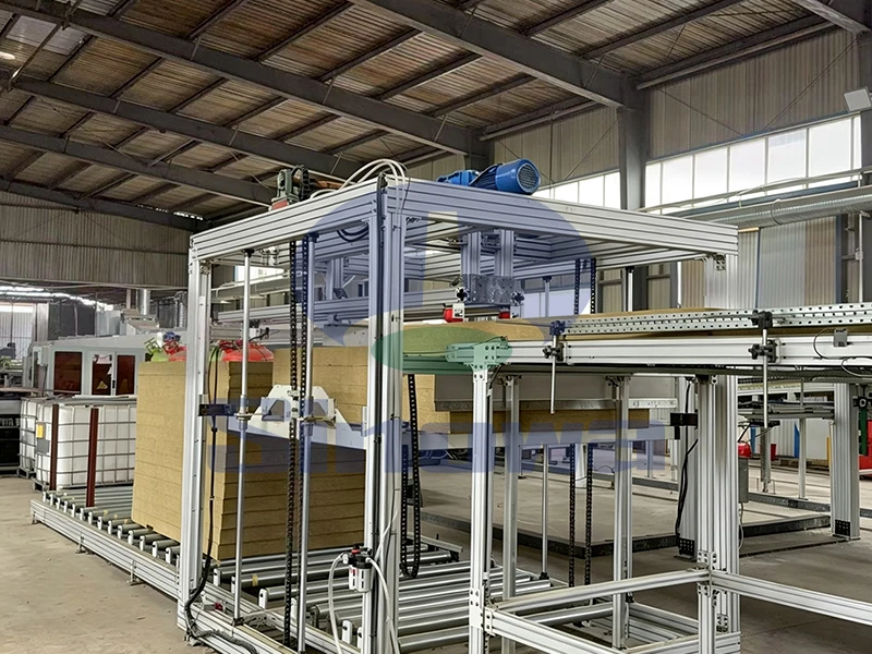 Heat Insulation Rock Wool Sandwich Panel Line
