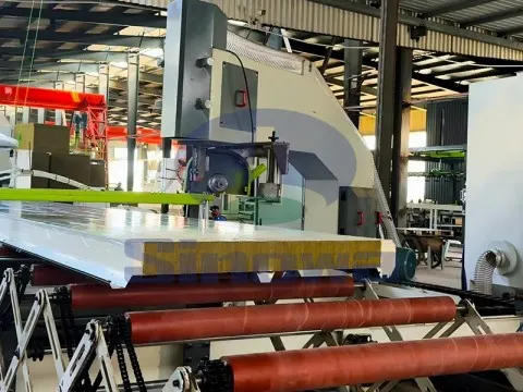 Industrial Rock Wool Sandwich Panel Production Line