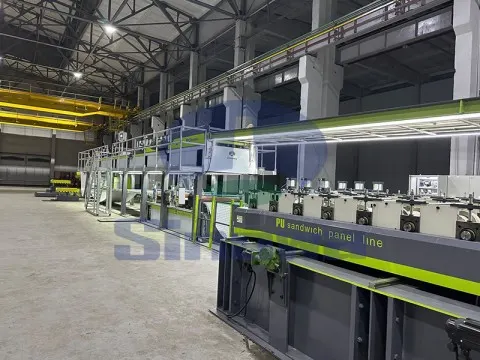 Fire Resistant PU Sandwich Panel Line